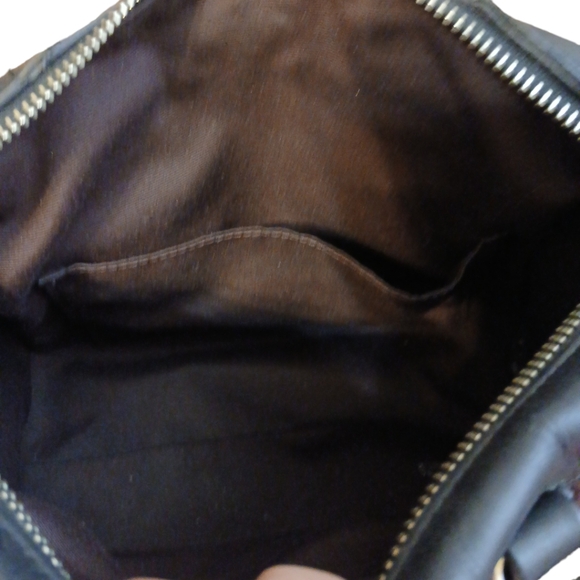 Coach Black Mini Bennet Satchel Floral Print Coated Canvas Crossbody Bag Rare - Picture 8 of 12